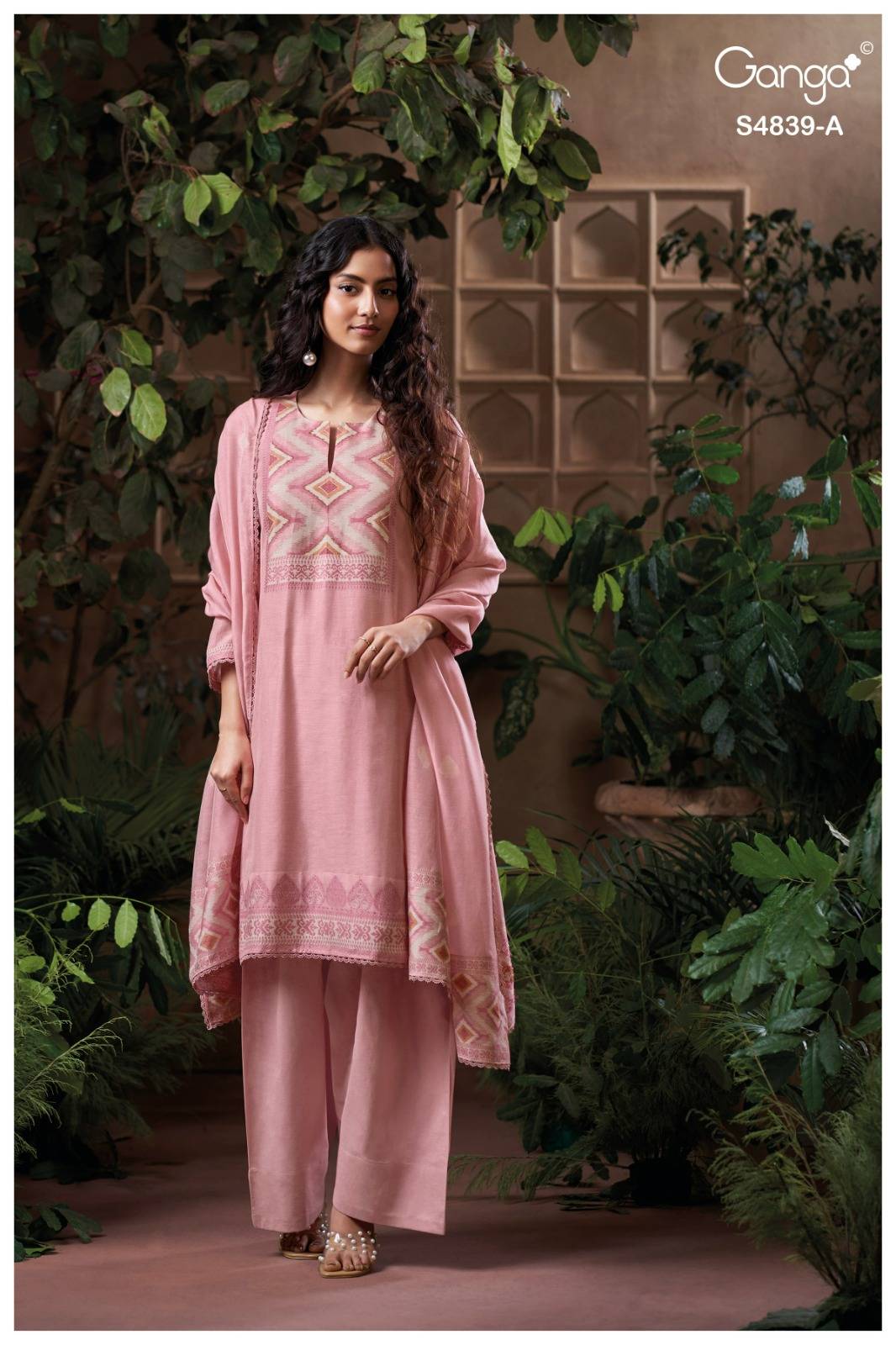 JIVARA 4839 Series By GANGA FASHION Stylish Beautiful Colourful Silk Dresses At Wholesale Price
